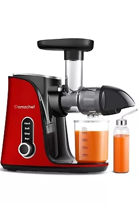 AMZCHEF Cold Press Juicer With 2 Speed Control - High Juice Yield Masticating • £45