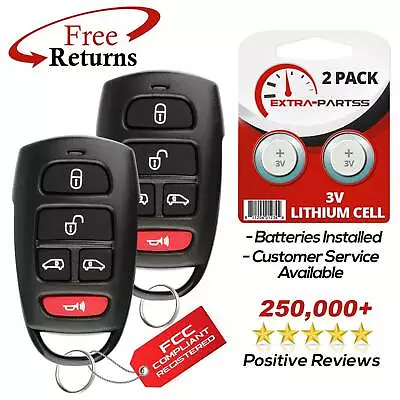 2 For 2006 2007 2008 2009 Hyundai Entourage Remote Fob Car Van Key SV3-VQTXNA15 • $35.95