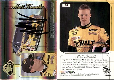 Matt Kenseth Signed Card NASCAR Racing Auto AU *Autograph Den* • $0.01