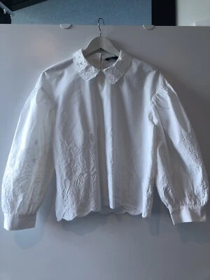 $29 • Buy CLEARANCE - ZARA Broderie Tunic Top M 10 13 As New