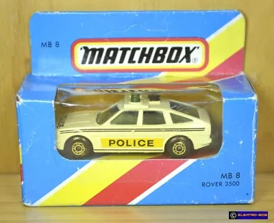 Matchbox Rover 3500 [UK Police] Vintage 1981 MB8 - New/Boxed/XHTF [E-808] • $36