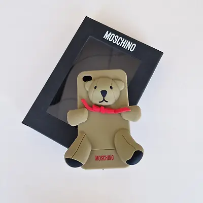 Moschino Case Apple 4 / 4s Iphone Brown Silcone Rubber Teddy Bear • $23.75