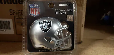 Las Vegas Raiders New Clamshell Pocket Pro Helmet Riddell  • $4.59