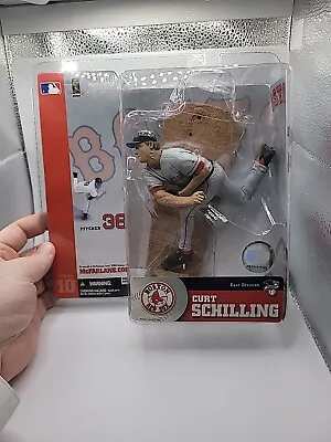 McFarlane MLB Series 10 Curt Schilling Boston Red Sox Grey Uniform Chase Variant • $12