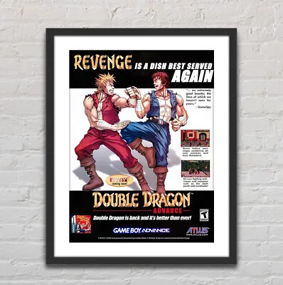Double Dragon Advance Nintendo GBA Glossy Poster Print 18  X 24  G0242 • $22.98