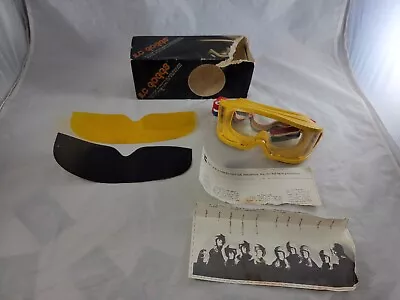 Vintage ILC Goggs Goggles In Original Box Motocross Motorcycle 3 Lenses  • $37.50