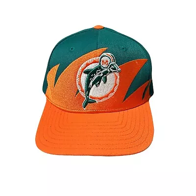 Mitchell And Ness Miami Dolphins NFL Football Sharktooth Snapback Hat  • $49.99