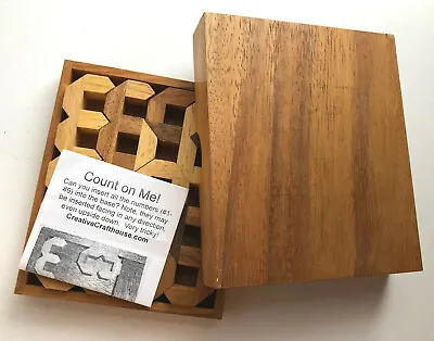 Creative Craft House Wood Puzzle Game  Handmade - New In Box  • $22