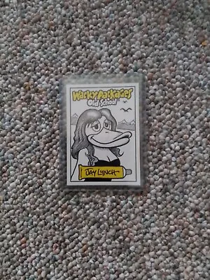 Topps Wacky Packages 2009 OS 1 Sketch Card KODUCK FILM Signed By Jay Lynch • $35