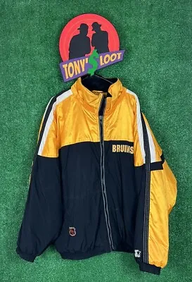 Boston Bruins Starter Jacket Size Xxl Team Autographed • $75