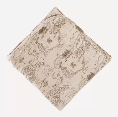 Kate Quinn KQ Winnie The Pooh MAP Bamboo Classic Single Layer Blanket NEW • $95