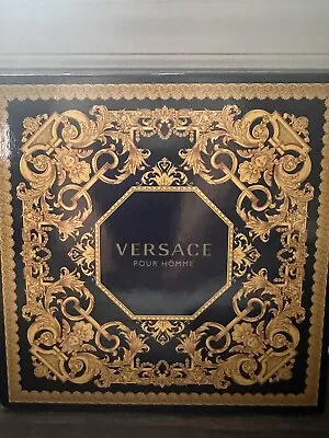 Versace Pour Homme 2pc Gift Set 1.7 Hair Body Shampoo And 1.0fl Oz Eau De Toilet • $50