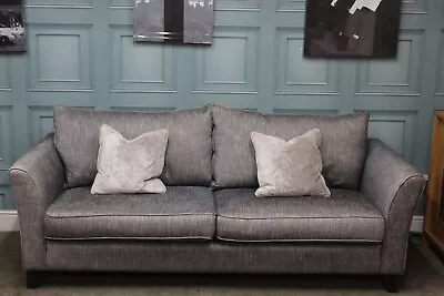 Collins & Hayes Ellison Large 2 Seater Sofa In The Bliss Magnet Grey Fabric • £1099