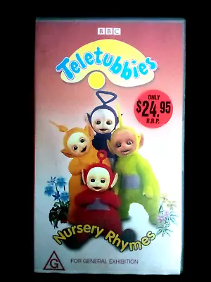 Teletubbies Nursery Rhymes Vintage VHS (1998); Po Dipsy Laa Laa Tinky Winky • $8.95