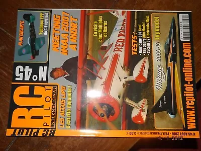 T.0 Revue RC Pilot N°45 Carted Plan Typhoon EPP / Hurricane 550 / F86 Sabre • $7.45