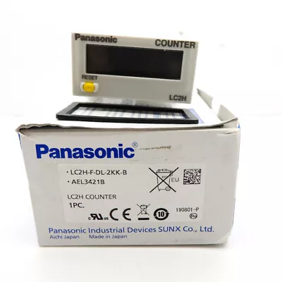 Panasonic 8 Digit Backlight Digital Counter LC2H-F-DL-2KK-B • $69.99