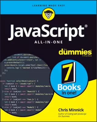 Chris Minnick JavaScript All-in-One For Dummies (Paperback) • £34.59