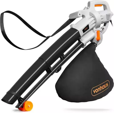 VonHaus Leaf Blower And Vacuum 3000W – Leaves Collector  • £61.19