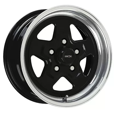 15x4 Vision Nitro Black Star Pro Drag Racing Wheel 4x4.25 1pno Weld 4lug Mustang • $91.49