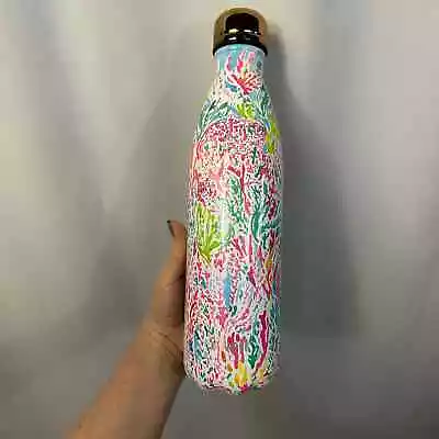 Lilly Pulitzer X S'well Let's Cha Cha Water Bottle Multicolor Metal 25oz • £28.92