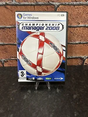 Championship Manager 2008 - PC CD ROM Game • £7.99
