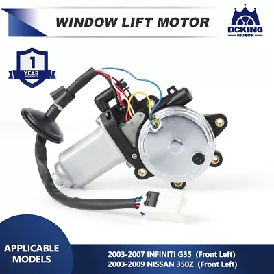 Window Motor For 03-07 Infiniti G35 And 03-09 Nissan 350Z Front Left Driver Side • $22.99