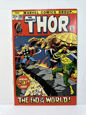 $19.99 • Buy The Mighty Thor #200 1972 The End Of The World Loki Cover Vf 8.0