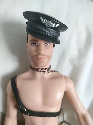 OOAK Ken Doll. Custom Leather Set For Ken (doll Included). Ken Doll Sexy Clothes • £29.90