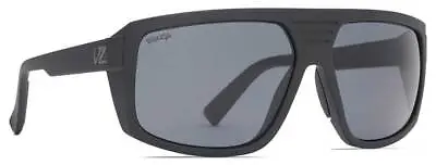 Von Zipper Quazzi Sunglasses - Black Satin / Vintage Grey Polarized - New • $170