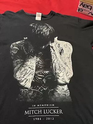 In Memoriam Mitch Lucker (1984-2012) Suicide Silence Band T-shirt Size L Large • $13.89