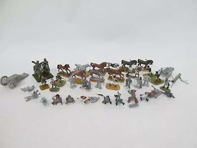 Vintage Lot Toy Soldiers Metal Wargaming Miniatures Napoleonic Medieval Knights • $19.93