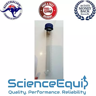 Culture Test Tubes Premium 1.5mm Thick Boro Glass Graduated  PP Screw Cap -150ml • $19.42