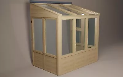 Woodwork Plans For Lean To Greenhouse 5 X 7.5 Ft (Plans Only By Email) • £11.99