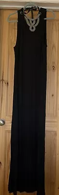 £10 • Buy George (Asda) Floor Length Black Evening Dress. Size 24
