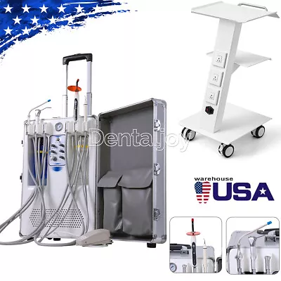 Dental Portable Mobile Delivery Unit Compressor Suction System/Medical Tool Cart • $183.99