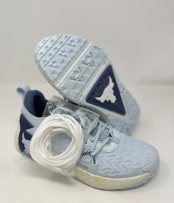 Under Armour Project Rock 6 UA Halogen Blue Cross Train 3026535-400 Women Sz 8.5 • $79.99