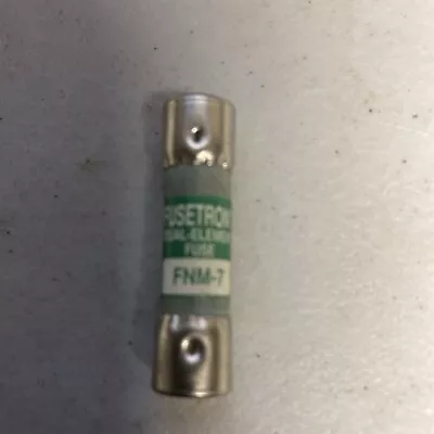 Bussmann Fusetron Fnm-7 Fuse 7 Amp 250vac Time Delay Dual Element • $5