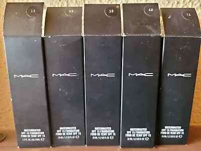 MAC Matchmaster SPF 15 Foundation BNIB 35ml/1.2fl.oz. ~choose Your Shade~ • $125