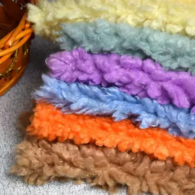 Super Soft Faux Sheep Lamb Fleece Fabric Material Crafts Roll Wool Material DIY • £36.47