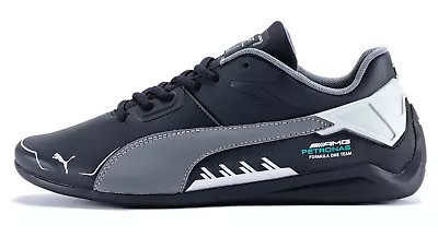 Puma Mercedes Amg Drift Cat Delta F1 Black Silver Driving Racing Sneaker Shoes • $89.99