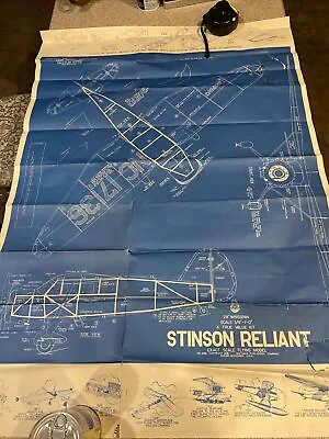 $40 • Buy Vintage 1938 Whitman Stinson Reliant #2961 Blueprint Instructions Only NC 17136