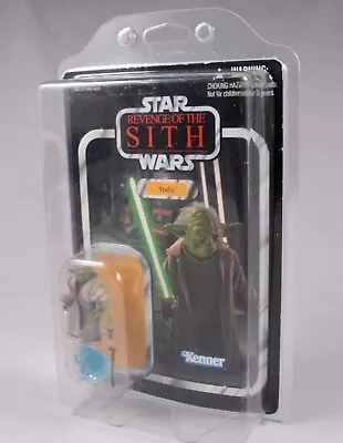 Star Wars YODA SEALED + PROTECTOR Unpunched Vintage Collection VC20 Revenge Sith • $66.95