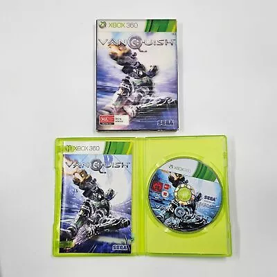 Vanquish Xbox 360 Game + Manual PAL 25F4 • $9.95