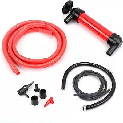 Multi-Use Siphon Fuel Transfer Pump Kit For Gas Oil And Liquids • $9.01