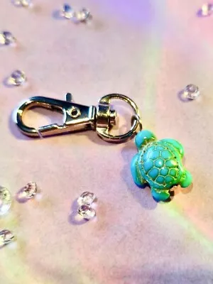 Travel Turtle Keyring - Blue - Luck Mother Day Birthday Gift 🐢 • £2.99