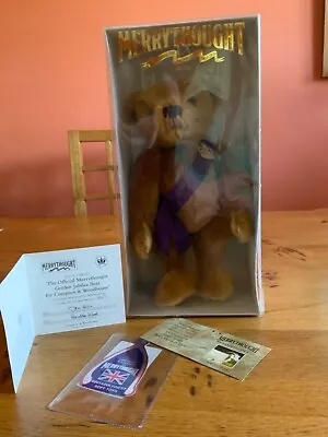 MERRYTHOUGHT Golden Jubilee  Bear 2002 - Limited Edition Collectors Teddy Bear • £110