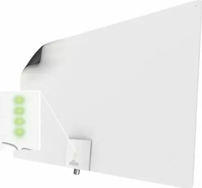 Mohu Leaf Supreme Pro Amplified Indoor HDTV Antenna W/ Signal Indicator.     201 • $53