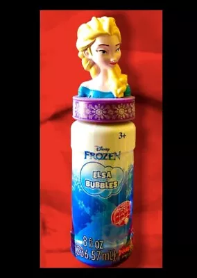 Disney Frozen Elsa Super Miracle Bubbles 8ozrefillable With 3D Topper • $12.99