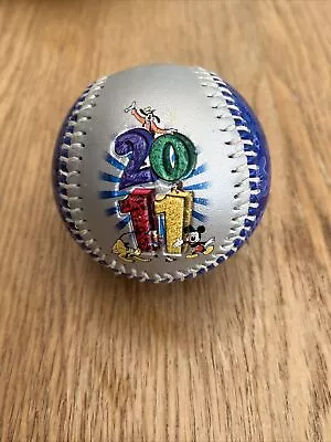 £6 • Buy Walt Disney World 2011 Blue Silver Mickey Mouse Souvenir Baseball Ball