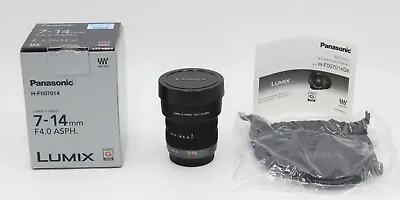 Panasonic Lumix G Vario 7-14mm F/4 ASPH - 2 Year Warranty • £699